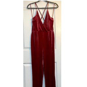 Express Velvet Jumpsuit